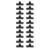 20Pcs Straight Tee Connector Garden Irrigation Adjustable Atomizing Nozzle for 811 Pipes