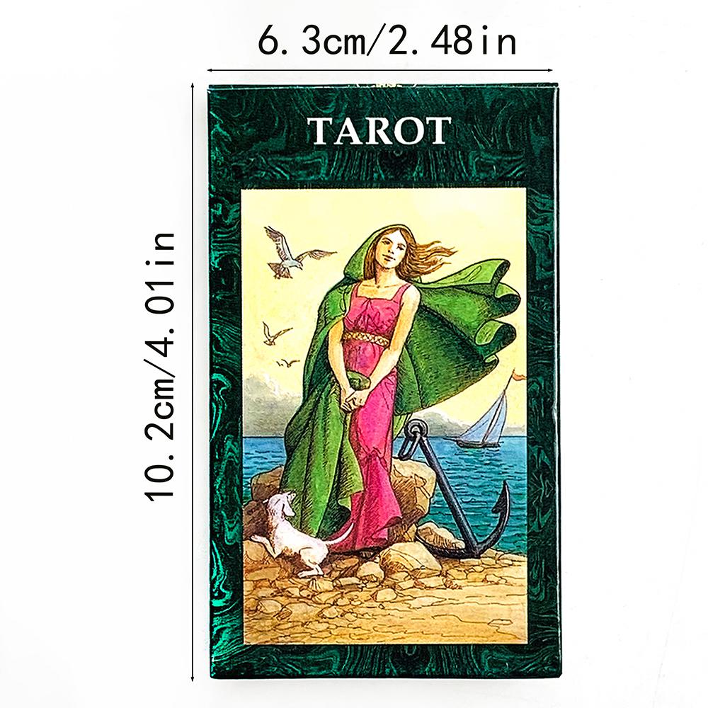 New Tarot Deck English Version Prediction Divination Board Playing Games Party Entertainment Game Cards, New Year Gifts