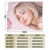 Sabrina Carpenter Blanket Fleece Spring/Autumn  Portable Lightweight Throw Blanket for Bedding Travel Plush Thin Quilt