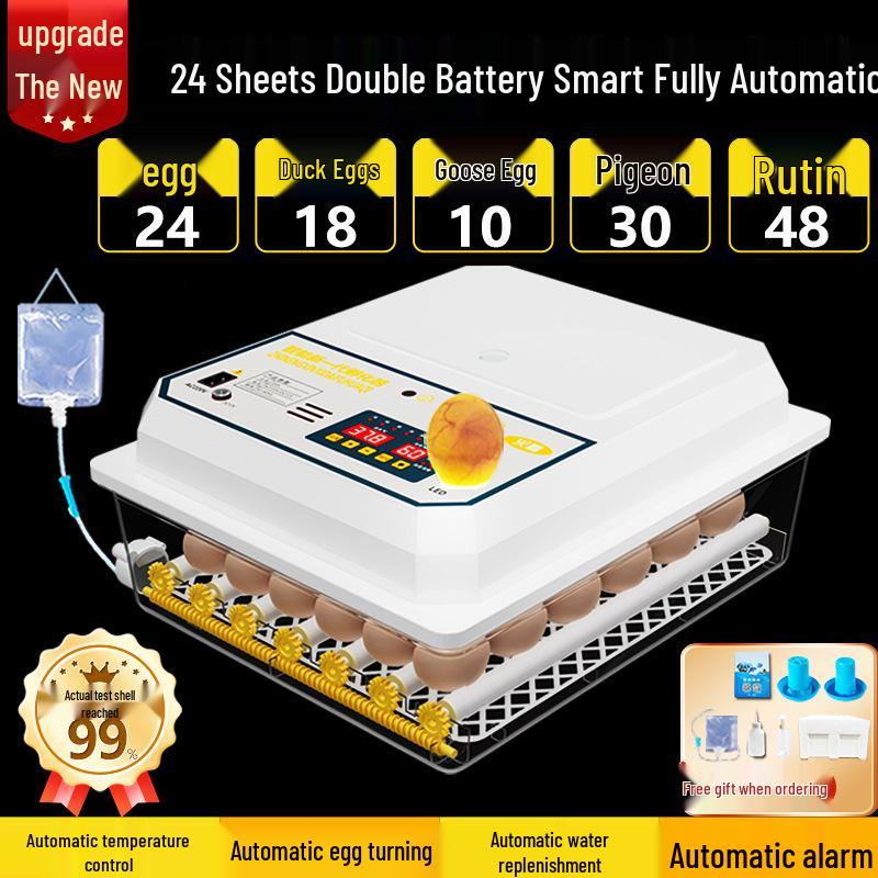Incubatrice Automatica Intelligente per Polli, Anatre, Oche, Quaglie e Piccioni