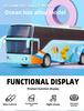 Alloy Passenger Bus Model with Sound, Light, and 5-Doors: Creative Decorative Toy