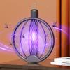 Foldable Bug Zapper Racket Rechargeable Electric Fly Swatter Safe Fly Killer and Mosquito Trap Lamp for Indoor Outdoor