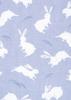 Kenema Miyamoto Towel Miyamoto Imabari Towel Rabbit 30001 34x90cm White (Miyamoto-towel) "Nadeshiko Taori"