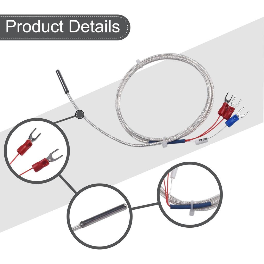 Manual Measurement Deviation PT Thermocouple Made Of High Quality Probe Sensor Temperature Wires Cable Cable Length