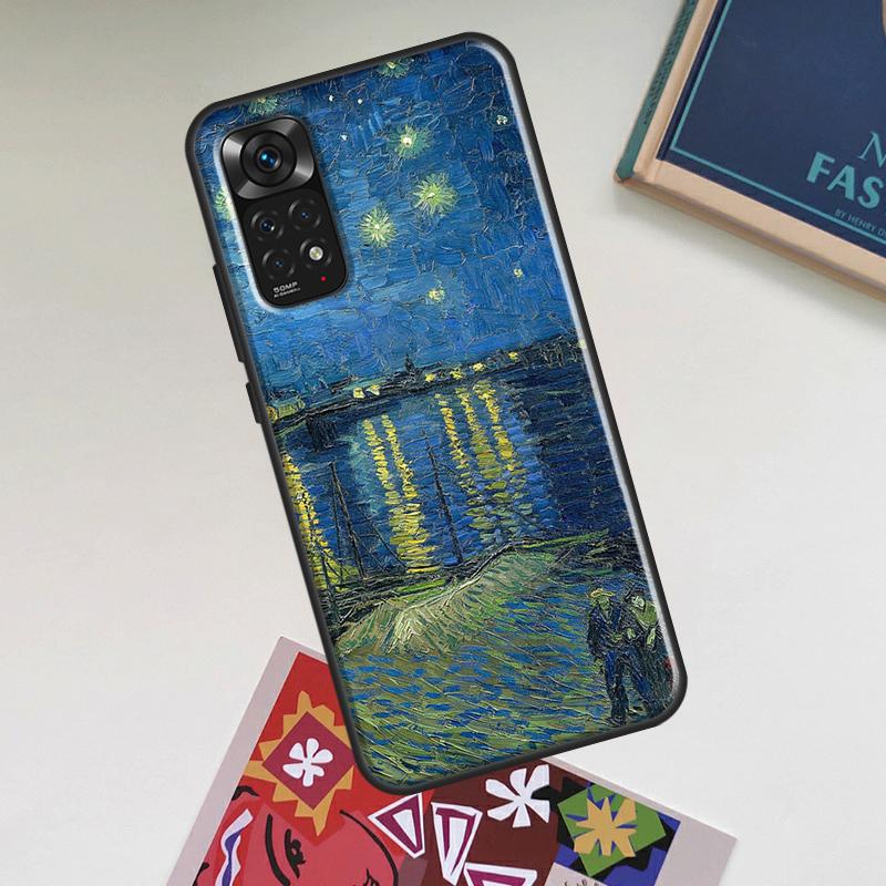 

Oil Painting Van Gogh Case For Xiaomi Redmi Note 13 14 Pro 12 11 10 15 Pro Plus Redmi 15C 14C 13C 10C 12C 15 Cover Redmi Note 12 Pro 4G