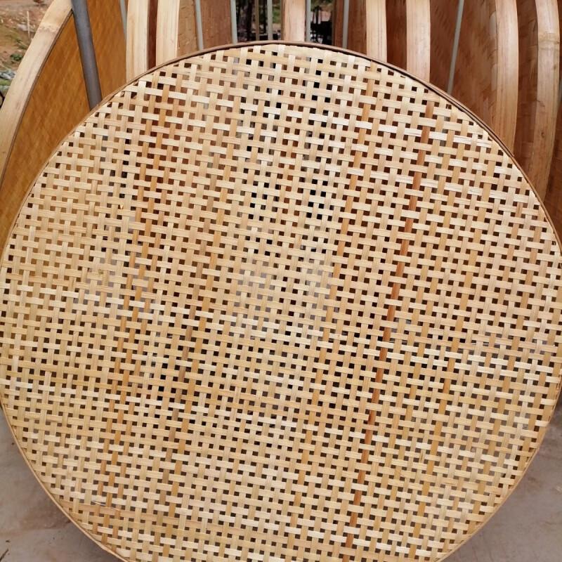 Handwoven Bamboo Sieve Basket