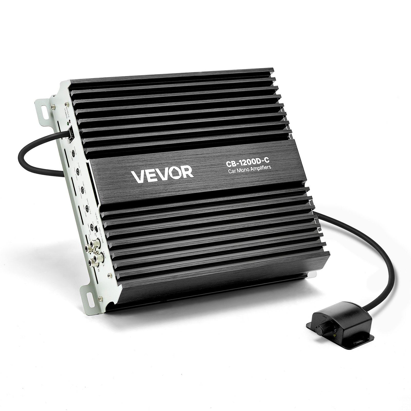 VEVOR Monoblock Car Amplifier, 1200W RMS