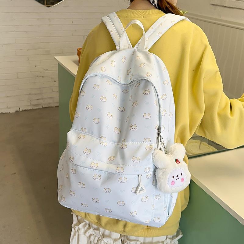 Children's Schoolbag Elementary Schoolgirls Junior High Schoolgirls Print Cartoon Backpack