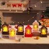 Snowman Christmas Lantern Lamp Ornament: Desktop Night Light Decoration