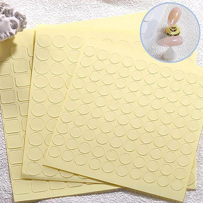 100Pcs Nail Double-Side Adhesive Tape For False Nails Display Stand Tools Manicure Adhesive Strip Traceless And Transparent