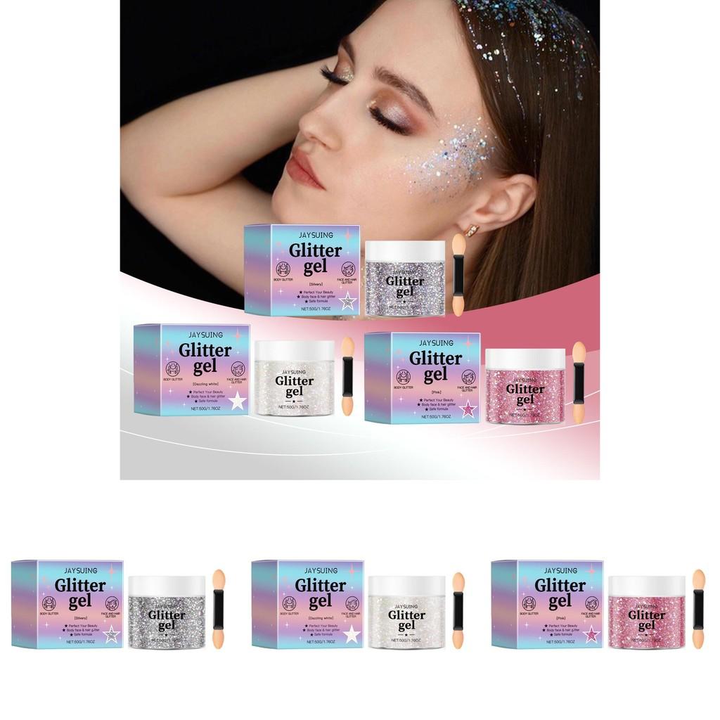 Jaysuing Sparkling Glitter Gel Collection For Stunning Shimmering Makeup Looks