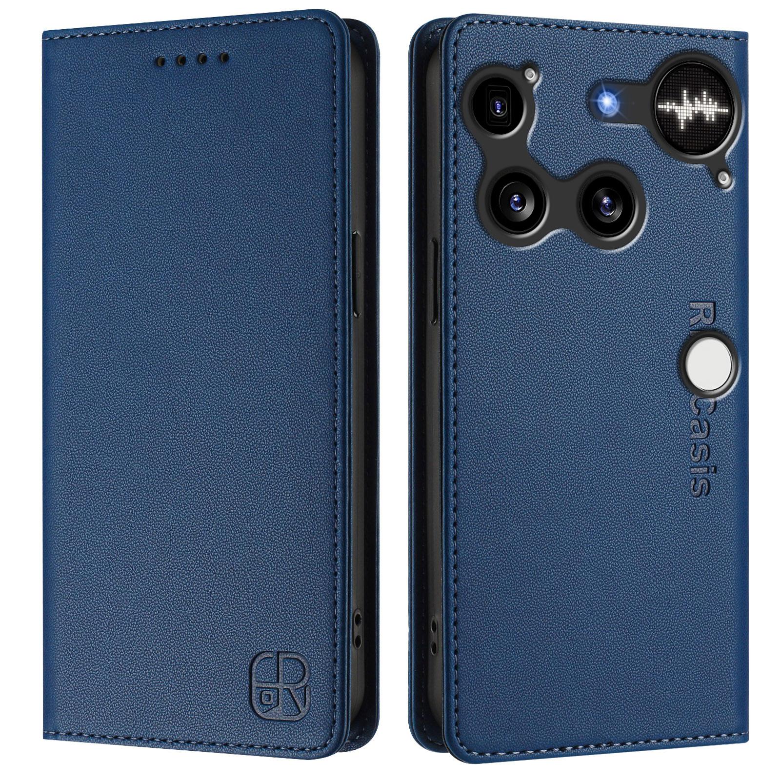 

For Nothing Phone (3) 5G Leather Case RINACASIS RC01 Phone Cover with RFID Blocking Wallet Stand F