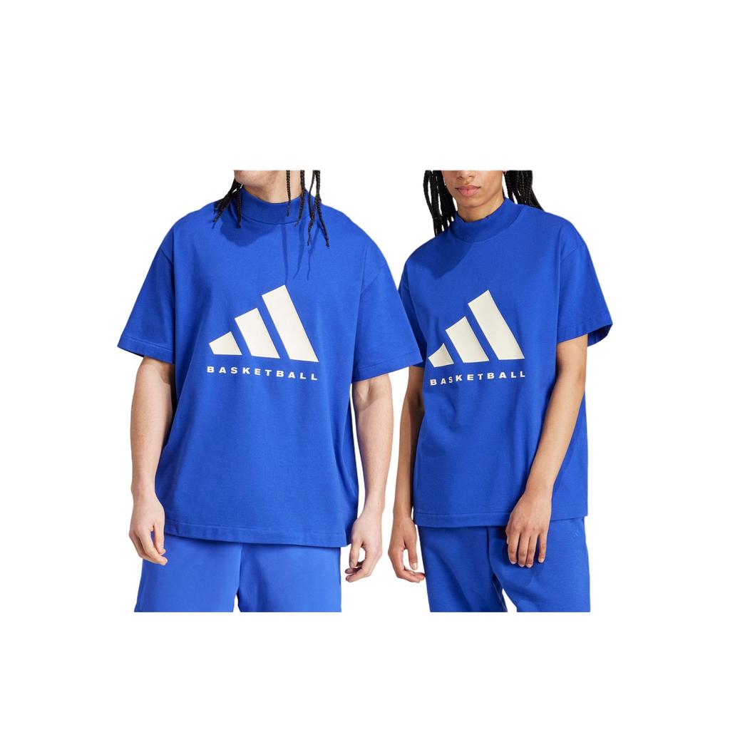 New Adidas Logo Printed Basketball T Shirt IX1967