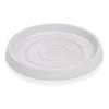 6 Pot Eco Pot 18cm Pot with Drain Hole Planter with Saucer Resin Plastic 6 6 Inch No. No. (White)