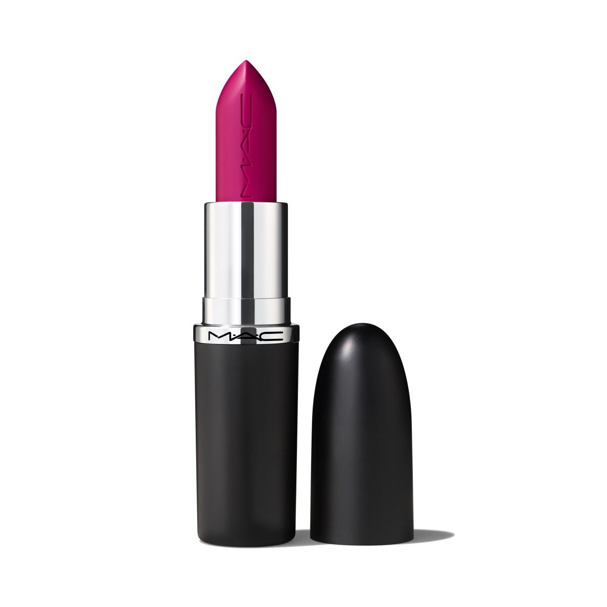 

Choose one of eight MAC Maximal Sleek Satin lipsticks Popstar Pink