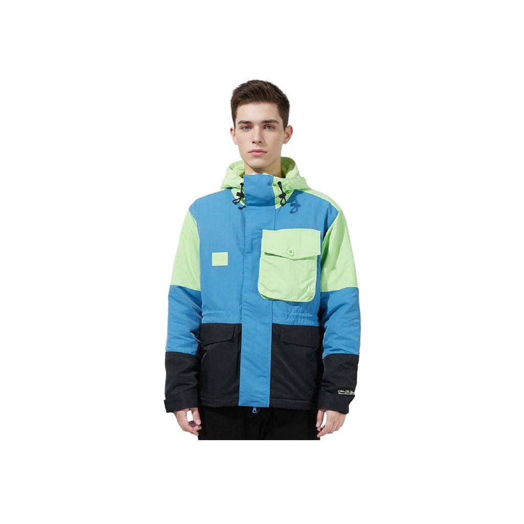 Nike Jachetă Premium Lebron cu Glugă, Rezistentă la Vânt, cu Buzunare Multiple, Bumbac, Bărbați, Îmbrăcăminte Exterioară, Albastru, DA6714-345