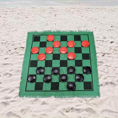 Sada deskových her Dáma Návrhy 3 v 1 vnitřní venkovní dvůr Tic TAC Toe