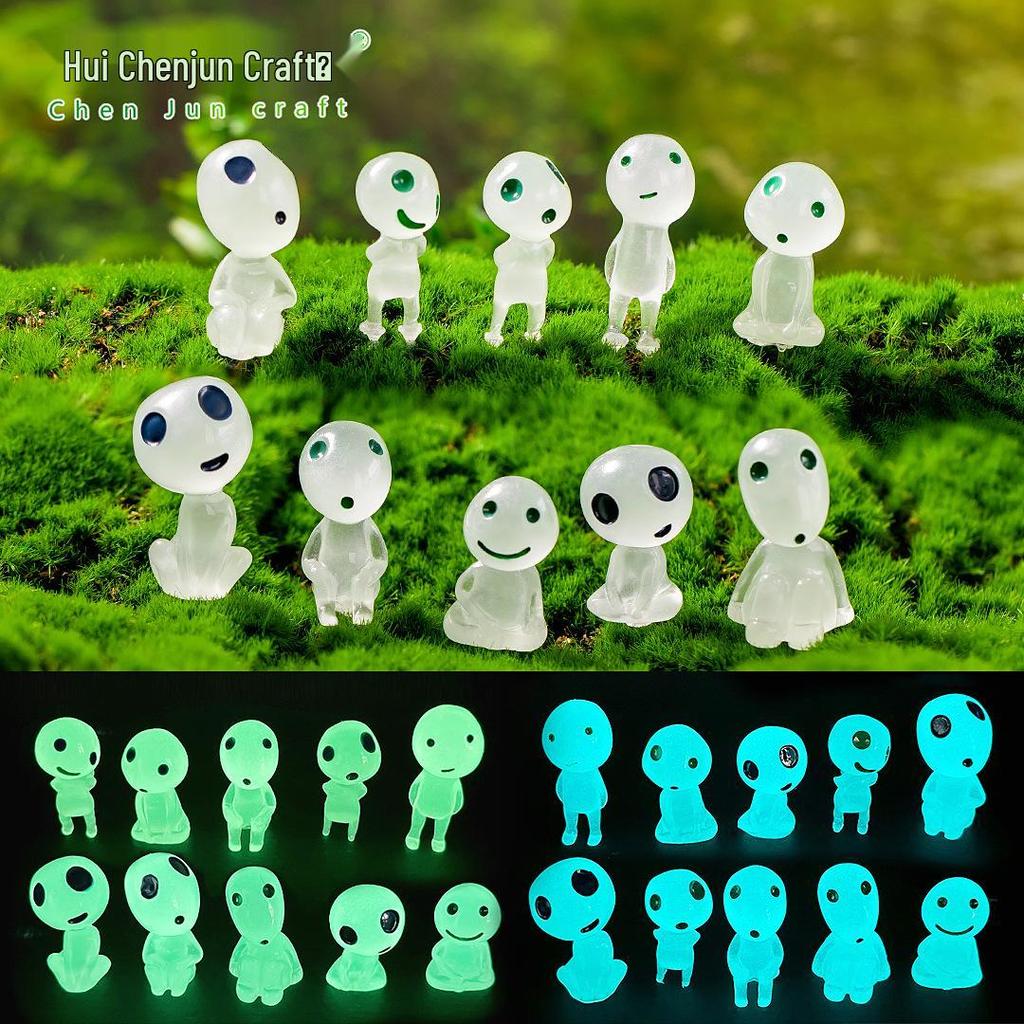 Princess Mononoke Luminous Tree Spirit Figurine - Glowing Anime Ornament