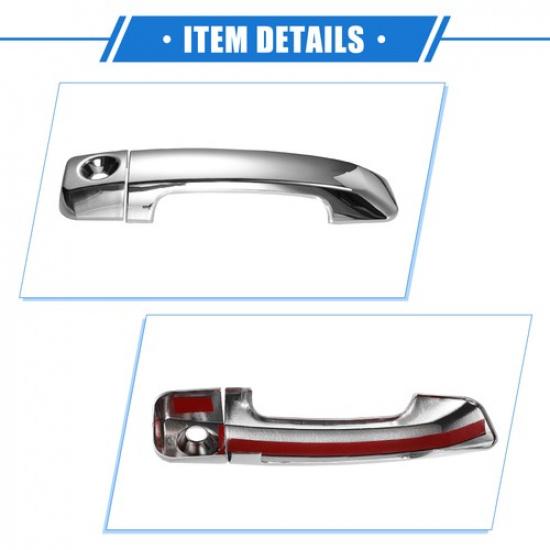 Car Door Handle Cover Plastic 1 Set  for Toyota Tundra 2007-2018, Durable