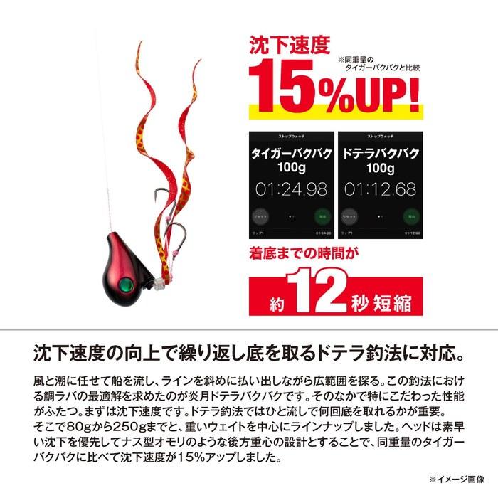 SHIMANO Lure Honetsuki Dotera Bakubaku Head 200g 005 Red Gold Tai Rubber