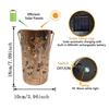 1PC Butterfly  Solar-Powered Outdoor Lantern  Durable Plastic Outdoor LED Lanterns for Patio, Garden, Balcony Decor  Fence