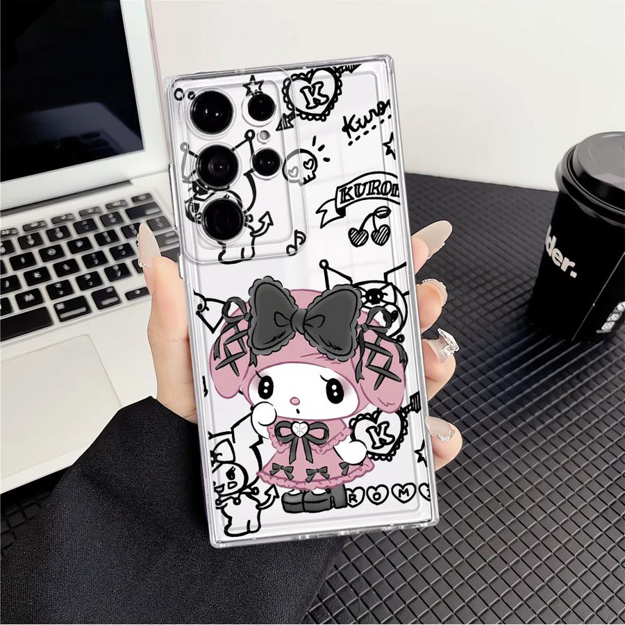 

Phone Cover Case for Samsung Galaxy S26 S25 Edge S20 Plus Note 20 Ultra 10 S21 S23 Ultra S24 S22 FE Cute Cartoon Kuromi Galaxy S22+ 5G