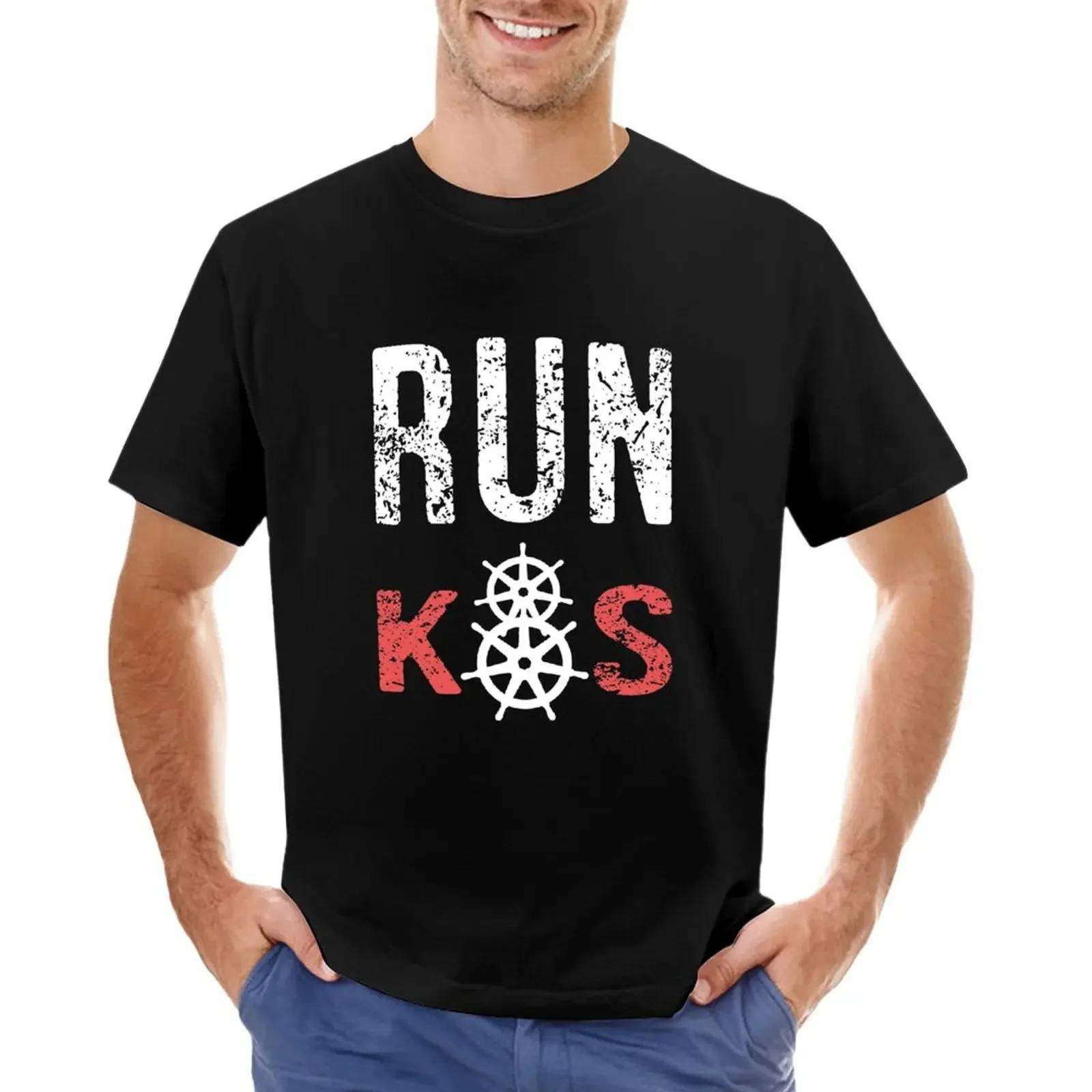 

RUN k8s TShirt anime animal prinfor boys funnys oversizeds mens cotton t shirts 4XL
