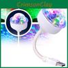 Led Mini Usb Disco Lighting Ball Dj Crystal Magic Light Voice Control Party