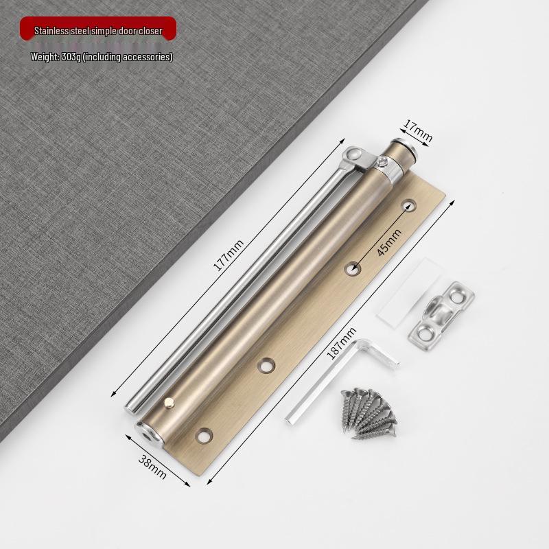 Hydraulic Stainless Steel Auto Door Closer with Buffer