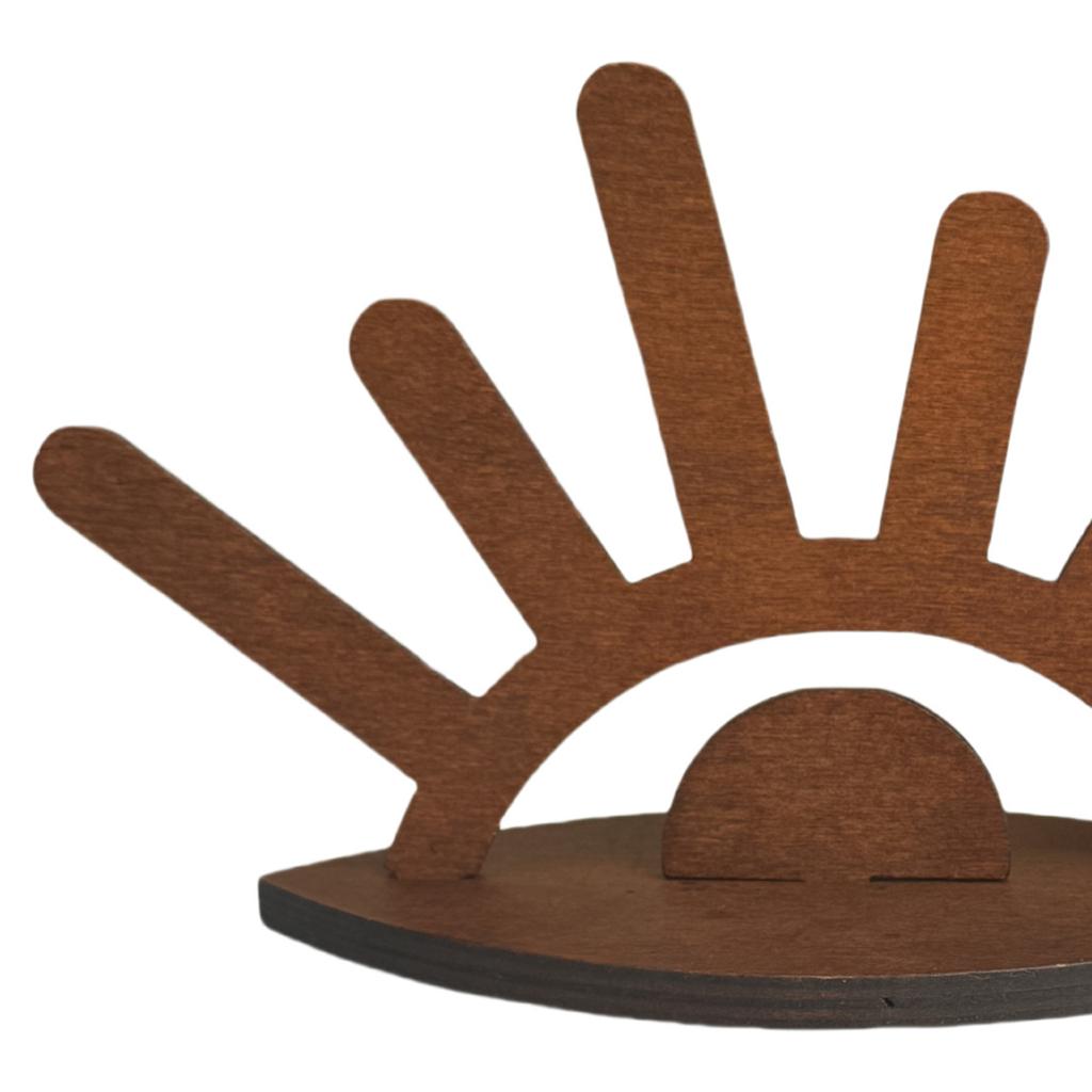 Kreativer Holz-Schmuckständer Ringhalter Handgefertigter Organizer für Halsketten Ohrringe Heimdeko Geschenk