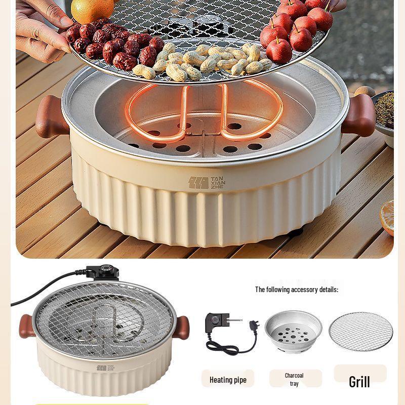 Anmu Dual-Use Tea & BBQ Grill Set