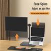 Perforated Dual Monitor Desk Mount with 40cm Column