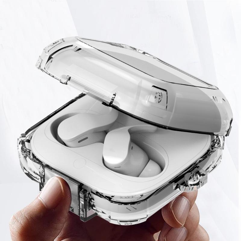 High Transparency TPU Cover For FitPro Wireless Earphones Case Featuring AntiDrop Protections Perfectly Fit Design Bag