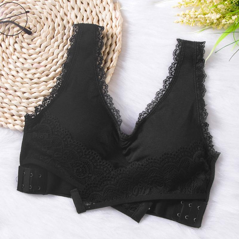 1Pc Lace Bra Confortable Nylon Solid Color Lingerie Sexy Underwear Women's Close Fitting