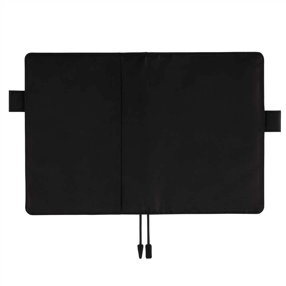 Hobonichi Techo Cousin (A5) Notebook Cover, Colors/Black x Clear Blue