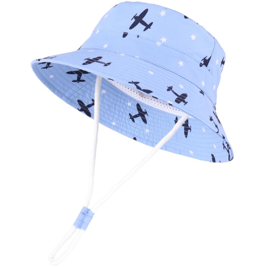 Baby Sun Hat Baby Bucket Hat with Strings Summer Sun Protection Infant Sun Hat for Kids
