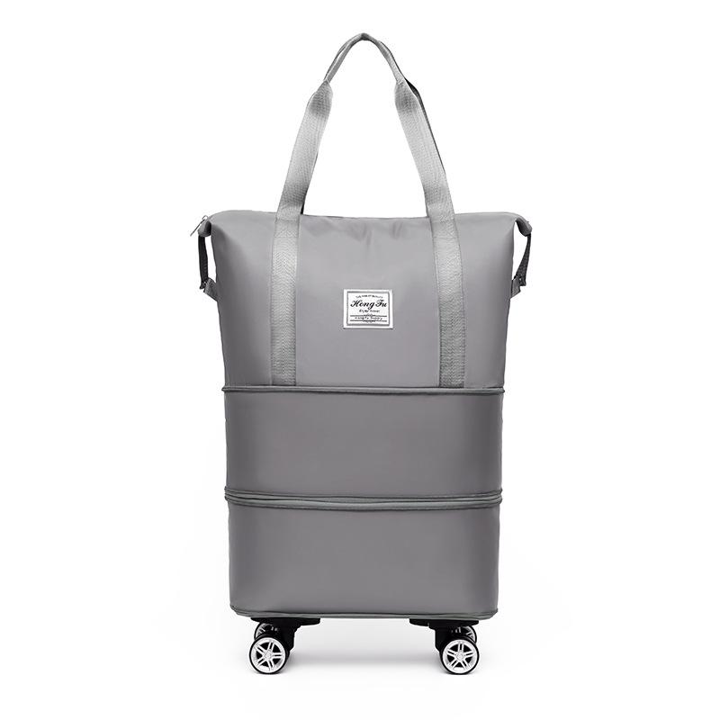 Rolling Travel Bag with Folding Handle