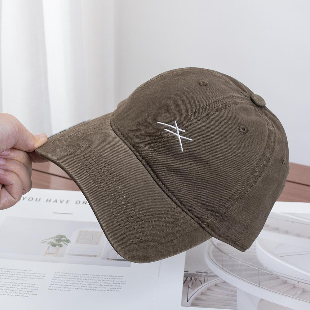 Casual Simple Embroidered Baseball Cap Children's Autumn New Couple Cap Versatile Face Small Soft Top Hat