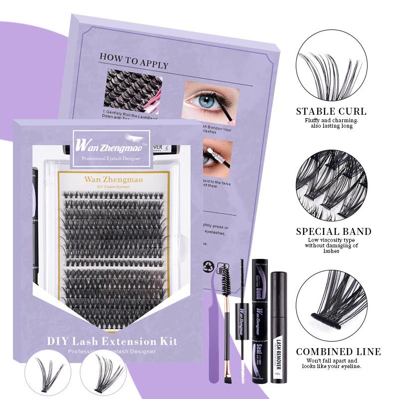 Wan Zhengmao 3040P Large-Capacity Model, Single-Cluster Photogenic Model, Purple Suit, False Eyelashes.