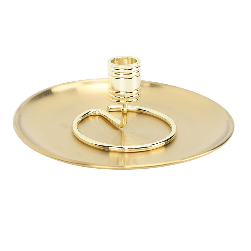 Moxa-Sammler-Stab-Aufbewahrungsbasis Edelstahl Rund Stabil Sicher Kompakt Rollender Brenner-Tablett für