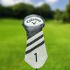 Pokrowiec na główkę kij golfowy żelazo fairway wood główka drivera dedykowany pokrowiec na główkę [ELLIE&LEO] Callaway. zestaw 4-częściowy, okładka, okładka, numer, etykieta, (czarny) [Używany]