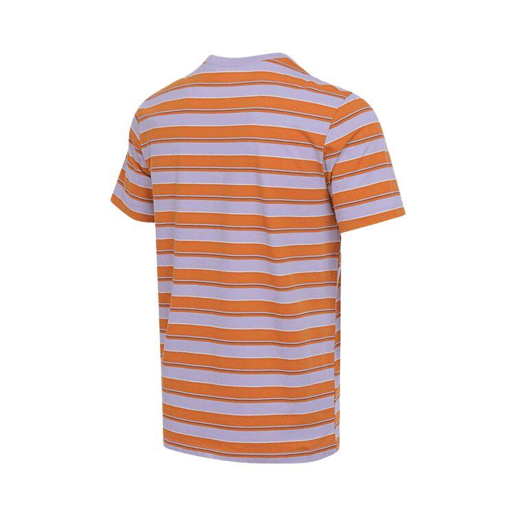 New Nike Club T Shirts Men's Stripes Oranges HJ0551-515