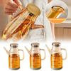 Rubber Base Olive Oil Dispenser Leakproof Soy Sauce Pot Glass Oil Cruet Container  Gadgets