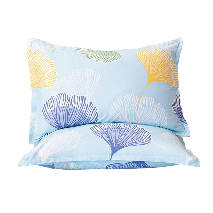 2pcs Pure Cotton Pillowcase 100% Cotton Pillowcase Suitable For 48 * 74 Pillow Core