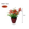 3pcs 1:12 Dollhouse Miniature Green Plant Mini Garden Home Model  Doll House Accessories