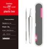 Blackhead Removal Needle and Tweezer Set for Acne and Pimple Extraction