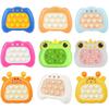 Pop Light Fidget Game Quick Push Bubble Game Uchwyt Zabawki Chłopcy i dziewczęta Zabawki antystresowe z automatem do gier LED Łagodzą zabawki stresowe