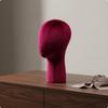 Velvet Mannequin Head Elegant Look Hairpiece Lightweight Display Bust for Shop