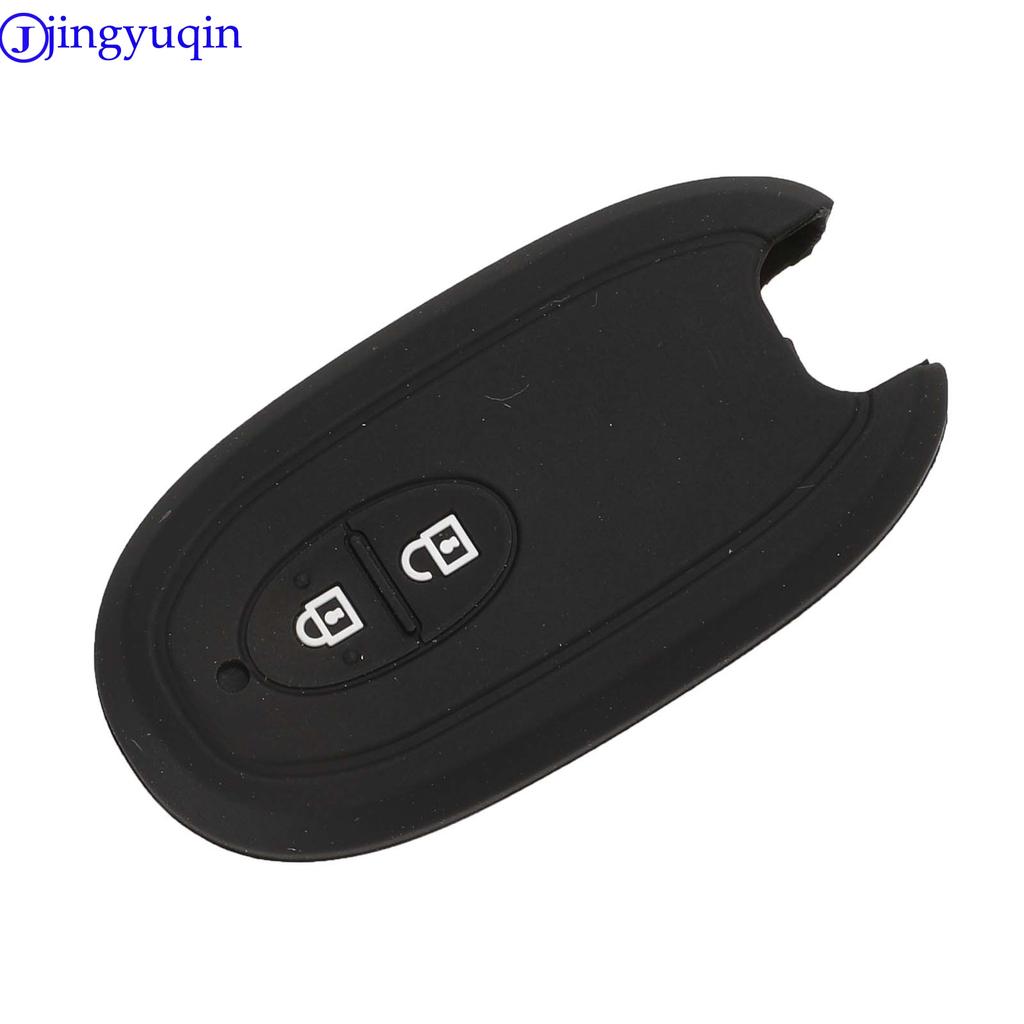 jingyuqin Car Key Case Silicone For suzuki alto hasla 1 - lapin wagon r Remote Key Silica Gel Car Interior Accessories 2 3 4B