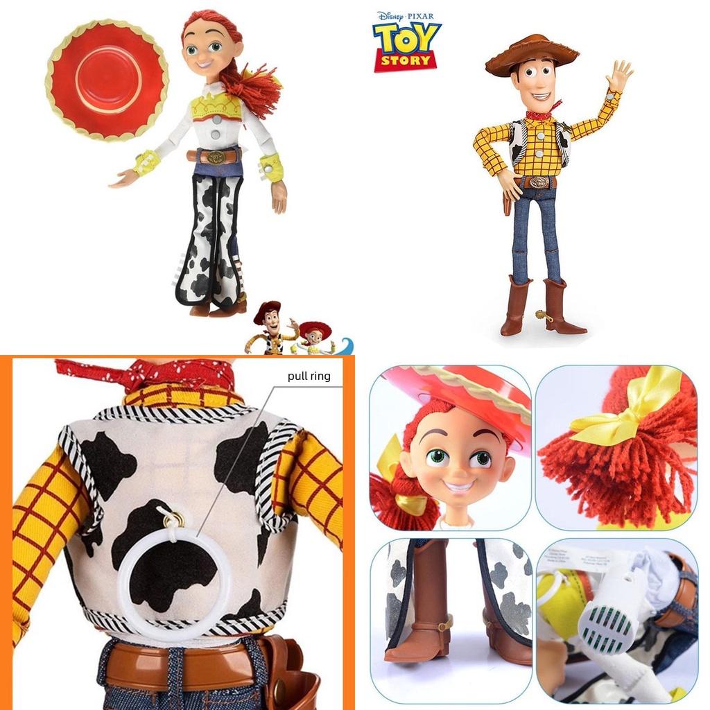 Toy Story 4 Figure da Collezione Woody Jessie Con Suoni
